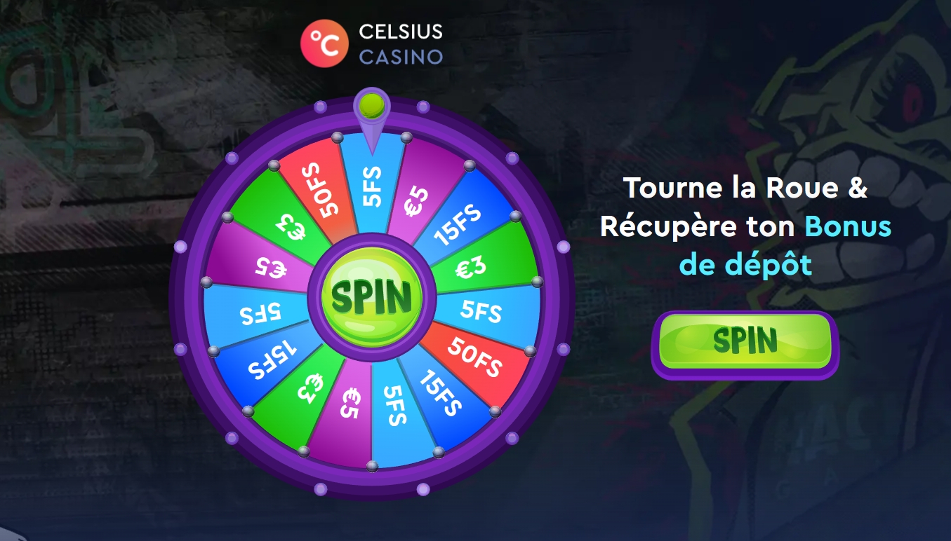 Celsius Casino - 20 Tours Gratuits
